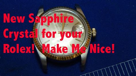 change sapphire crystal rolex 1500|Rolex crystal replacement.